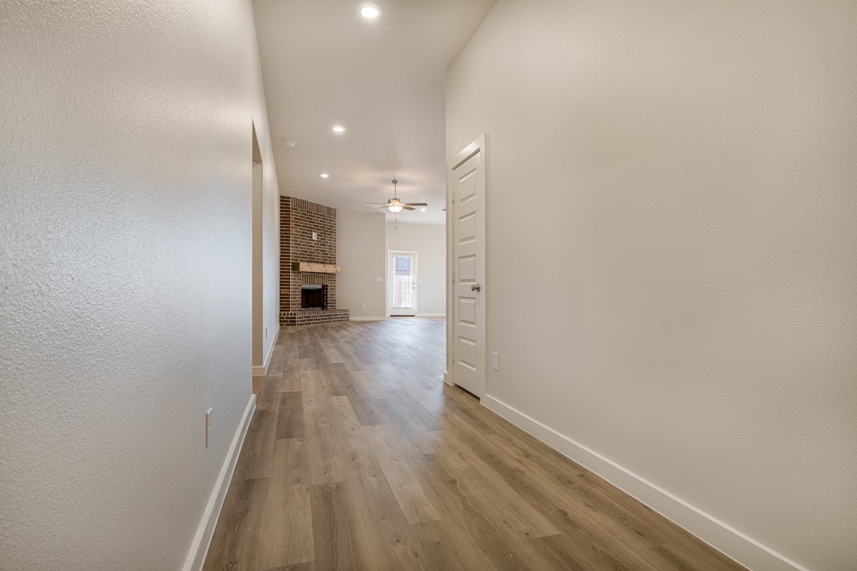 Photo of the entry way in the Layla, a Betenbough Homes floor plan