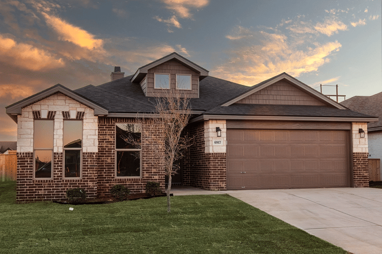 Exterior photo of the Joanna, a Betenbough Homes floor plan.