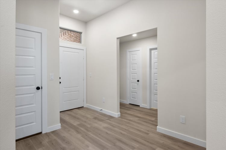 Photo of entry way in the Nikki, a floor plan by Betenbough Homes, West Texas' #1 home builder.