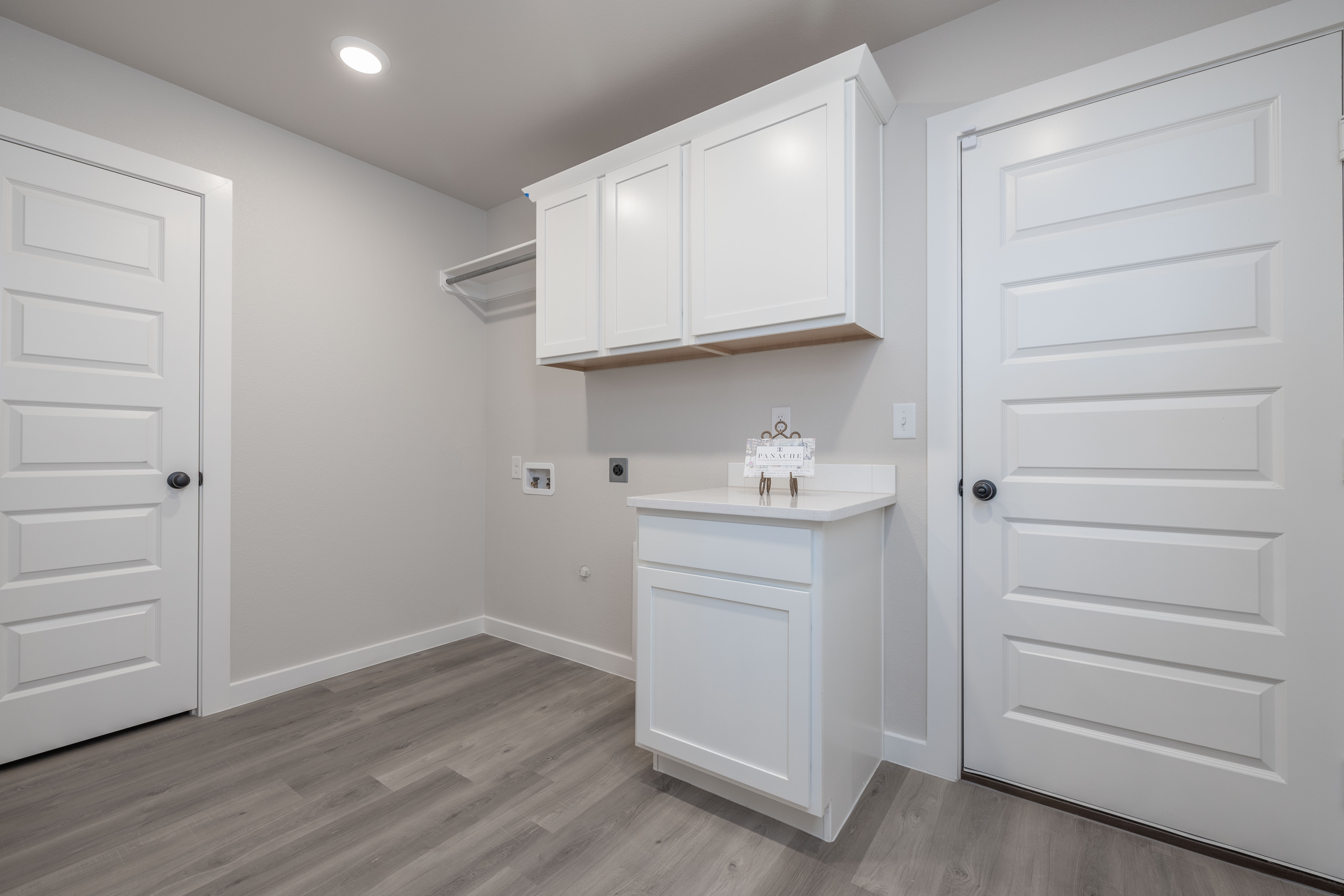 Photo of the extended utility room in the Alison, a Betenbough Homes floor plan.