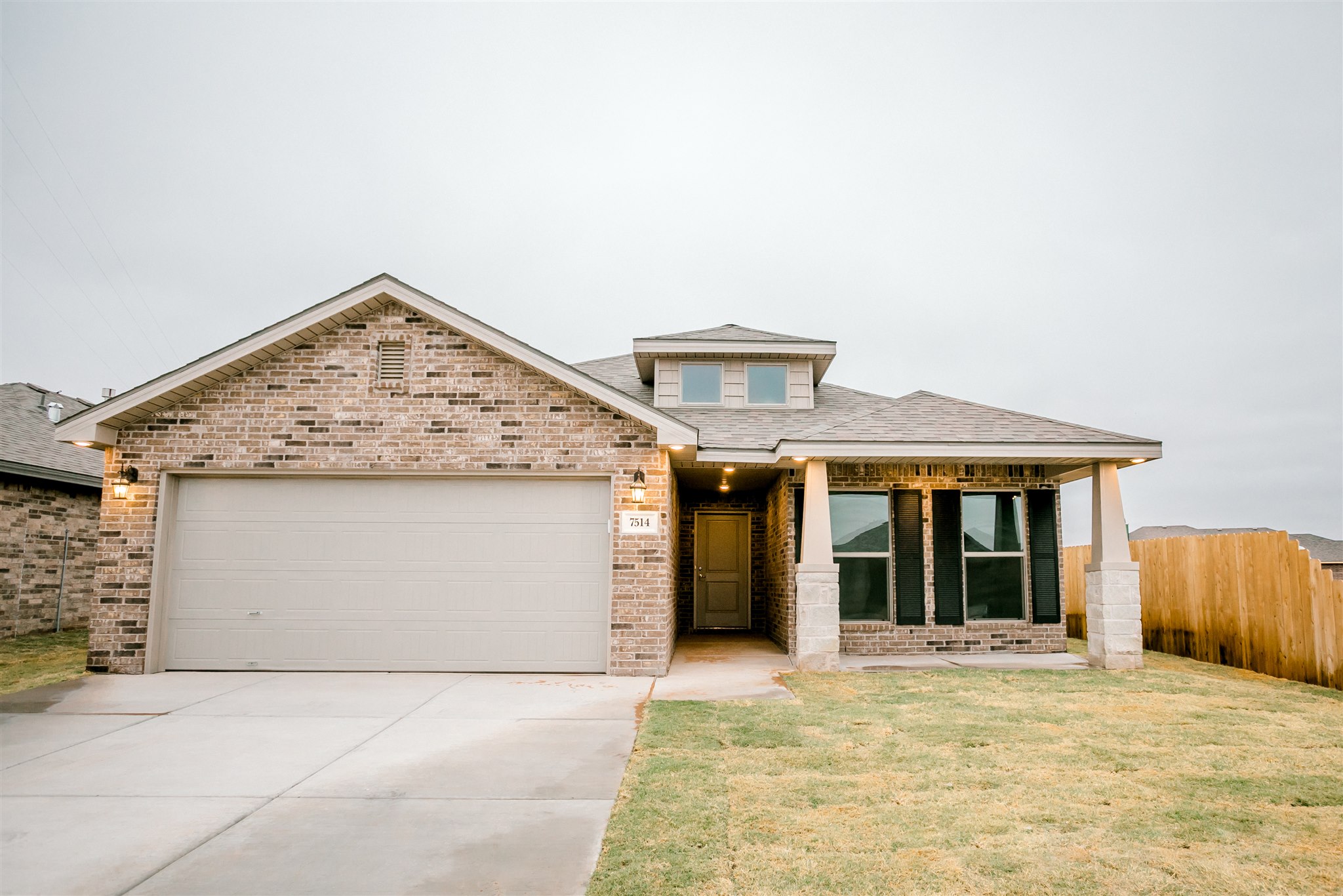 Photo of exterior of Betenbough Homes' Nikki floor plan.