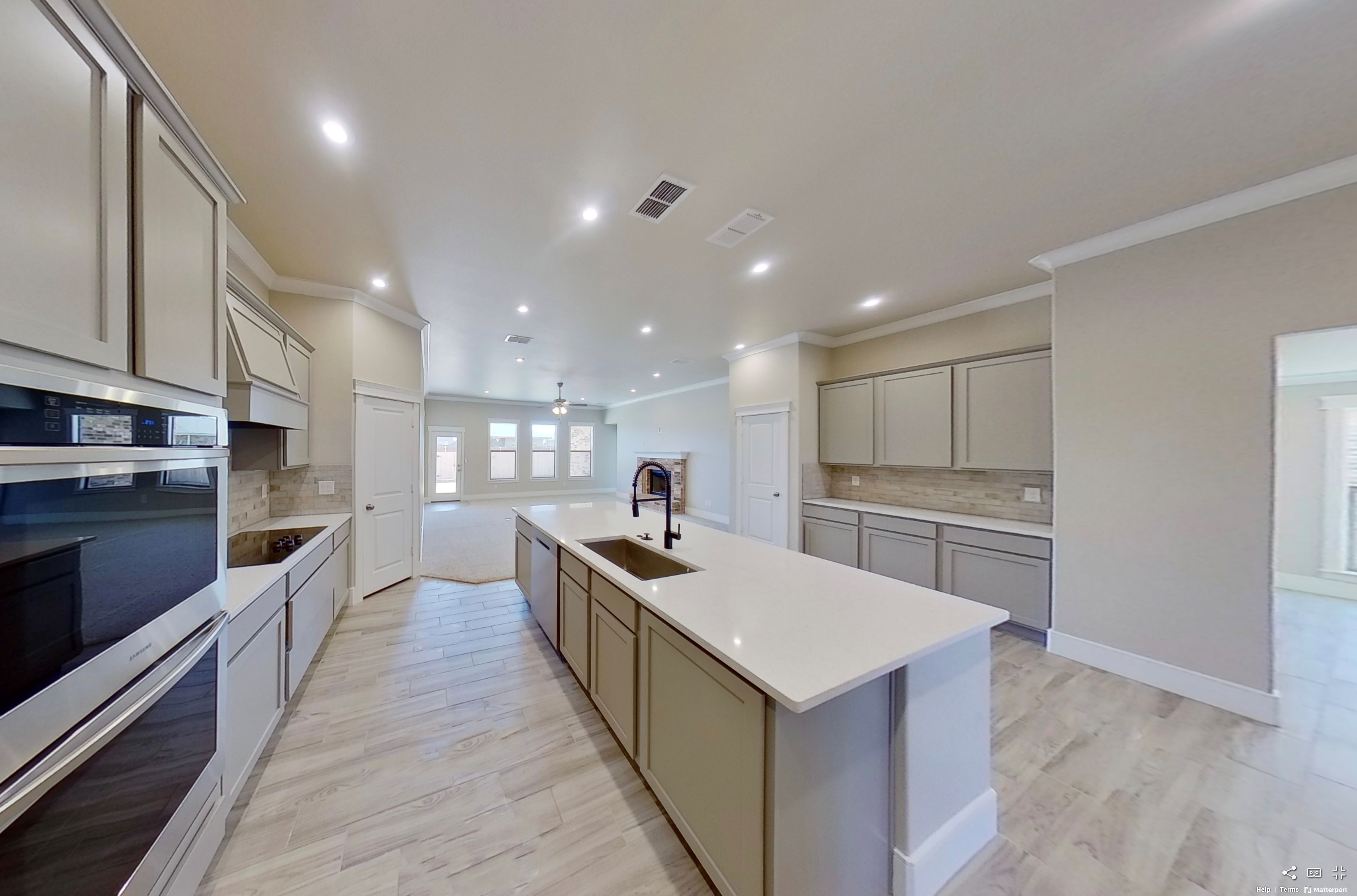 Photo of the kitchen in Betenbough Homes' floor plan The Amy.