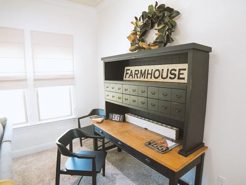 Photo of a desk in a Betenbough home.