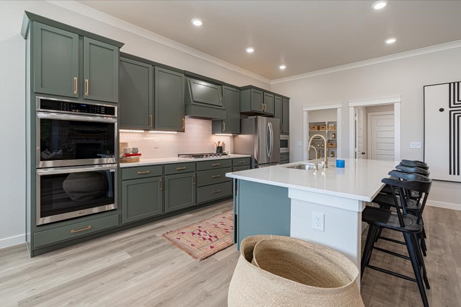 Photo of Betenbough Homes' 2024 Lubbock Parade Home staged kitchen.