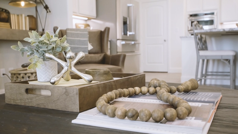 Photo of decor details in a Betenbough home.