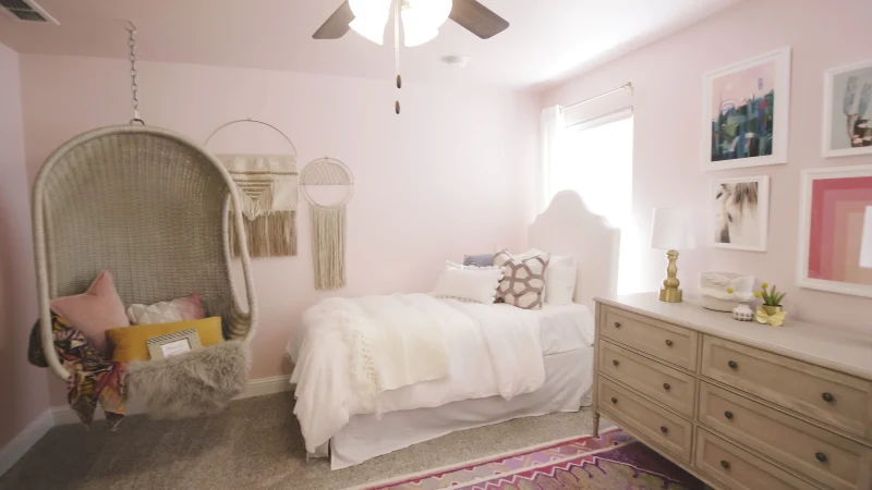 Photo of a child's bedroom in a Betenbough home.