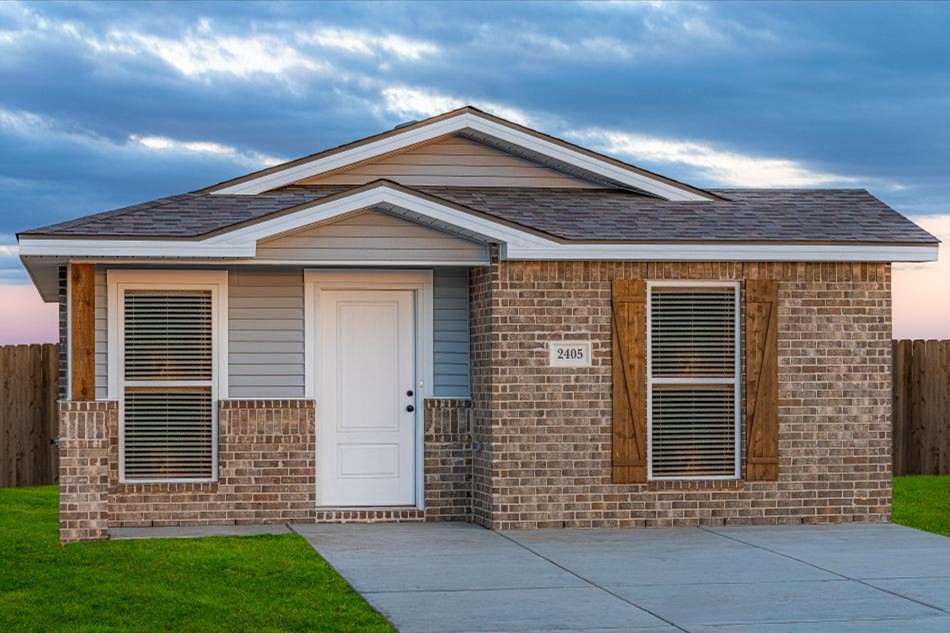 Exterior of The Laney, a Betenbough Origin Collection home in Lubbock, TX