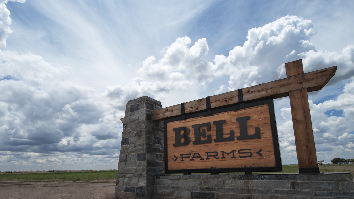 Bell Farms Community sign